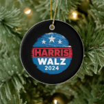 Ornamento De Cerâmica Harris Walz 2024 Eleição Kamala Harris Tim Waltz<br><div class="desc">Harris Walz 2024 Eleição Kamala Harris Tim Waltz 2024</div>