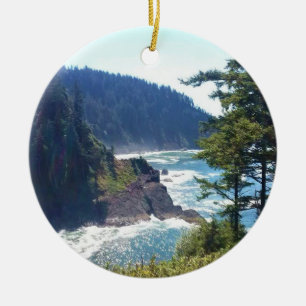 Ornamento De Cerâmica Hart's Cove, Oregon Coast