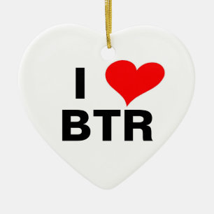 Ornamento De Cerâmica heart_clip_art_01, I, BTR