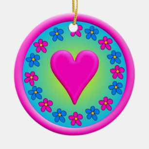 Ornamento De Cerâmica Heartyfact