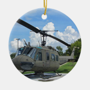 Ornamento De Cerâmica Helicóptero das forças armadas de Vietnam Uh-1