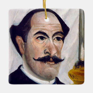 Ornamento De Cerâmica Henri Rousseau - Auto-retrato