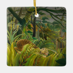Ornamento De Cerâmica Henri Rousseau - Surpreso!