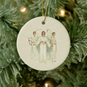 Ornamento De Cerâmica Herald Angels Ornament