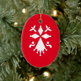 Ornamento De Cerâmica Hermine de Bretagne