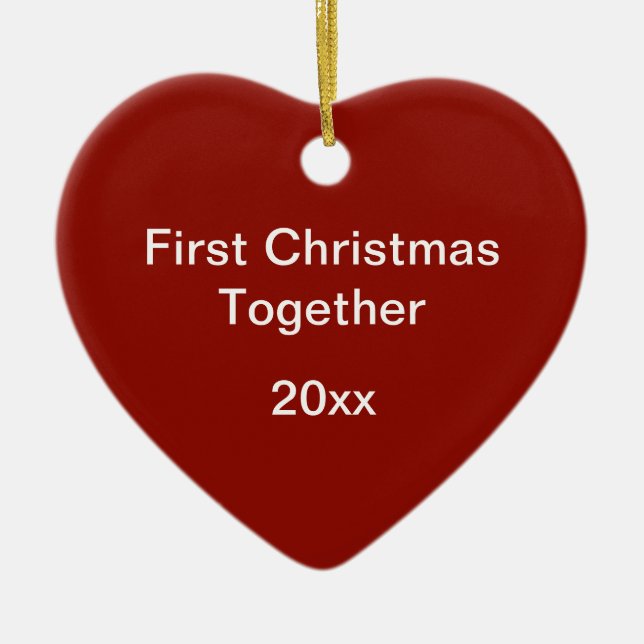 Ornamento De Cerâmica Hexágonos Aninhados Vermelhos Primeira Forma Cardí (Frente)