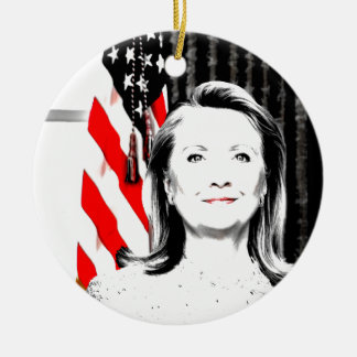 Ornamento De Cerâmica Hillary Clinton 2016
