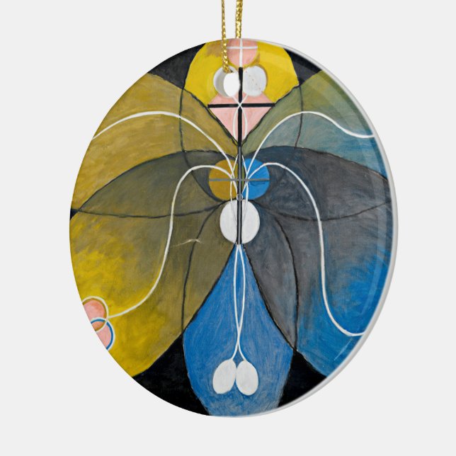 Ornamento De Cerâmica Hilma af Klint - A Evolução, 9 (Esquerda)