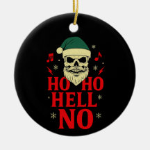 Ho Ho De jeito nenhum – Papai Noel Caveira Gótico