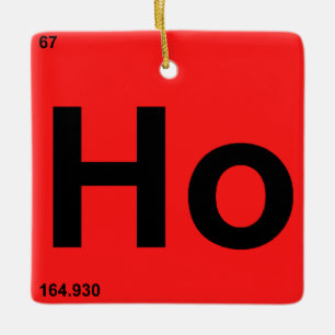 Ornamento De Cerâmica Ho Ho Ho
