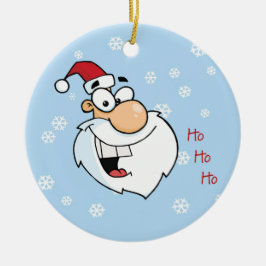 Ornamento De Cerâmica Ho Ho Ho 1rua Natal como foto personalizada da Big