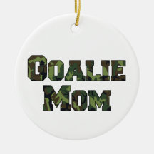 Hockey Goalie Mãe Camo Lettering