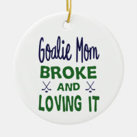 Hockey Goalie Mãe Quebrou e Ama