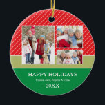 ORNAMENTO DE CERÂMICA HOLIDAY COLLAGE | FERIAY ORNAMENT<br><div class="desc"></div>