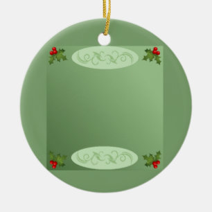 Ornamento De Cerâmica Holly
