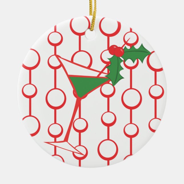 Ornamento De Cerâmica Holly-tini (Frente)