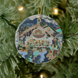 Ornamento De Cerâmica Home