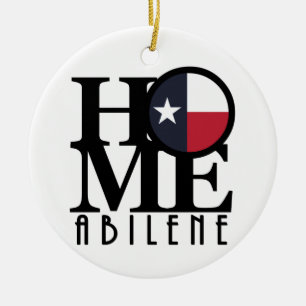 Ornamento De Cerâmica HOME Abilene Texas