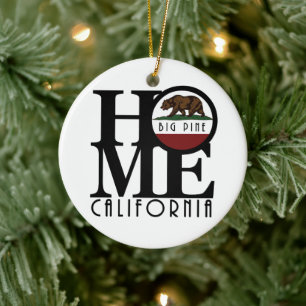 Ornamento De Cerâmica HOME Big Pine California