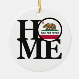 Ornamento De Cerâmica HOME Boulder Creek CA
