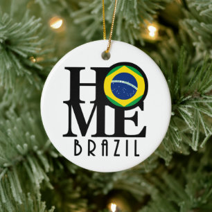 Ornamento De Cerâmica HOME Brazil