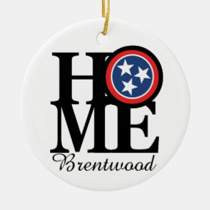 Ornamento De Cerâmica HOME Brentwood TN