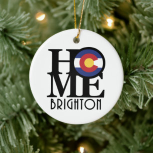 Ornamento De Cerâmica HOME Brighton Colorado