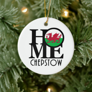 Ornamento De Cerâmica HOME Chepstow Wales