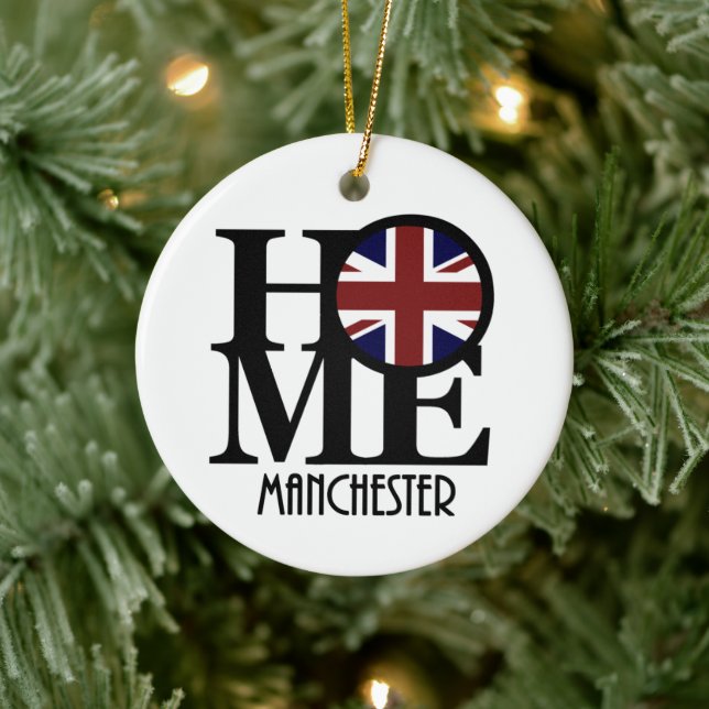 Ornamento De Cerâmica HOME Manchester Inglaterra (Árvore)