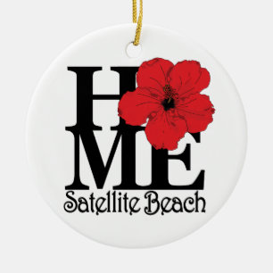 Ornamento De Cerâmica HOME Satellite Beach