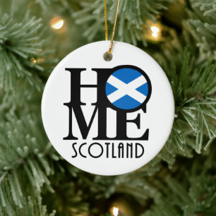 Ornamento De Cerâmica HOME Scotland