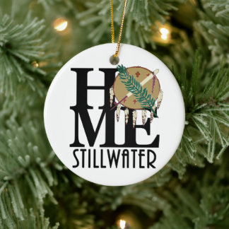 Ornamento De Cerâmica HOME Stillwater Oklahoma