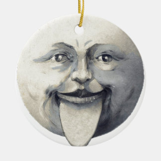 Ornamento De Cerâmica Homem na Lua