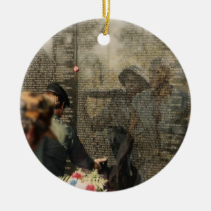 Ornamento De Cerâmica Homenagem aos veteranos do Vietnã