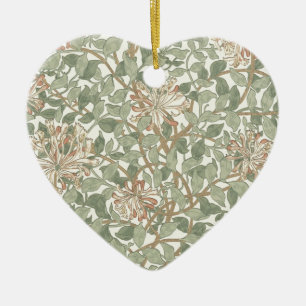 Ornamento De Cerâmica Honeysuckle Floral Wallpaper William Morris