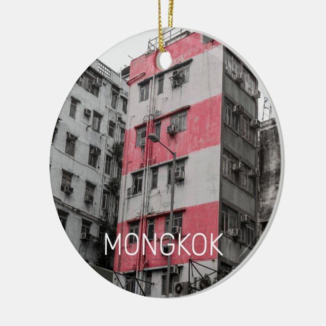 Ornamento De Cerâmica Hong Kong Mongkok China Kowloon Fine Art Souvenir (Esquerda)