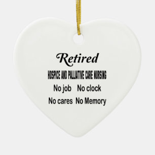 Ornamento De Cerâmica Hospício aposentado e cuidado paliativo que não