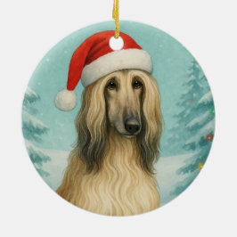 Ornamento De Cerâmica Hound Afegão
