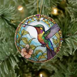 Ornamento De Cerâmica Humming Bird Cerâmica Decoração de Vidro Mantido