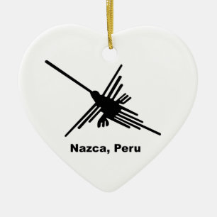 Ornamento De Cerâmica Hummingbird Nazca, Peru