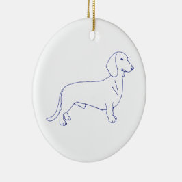 Ornamento De Cerâmica Hunderasse Dackel