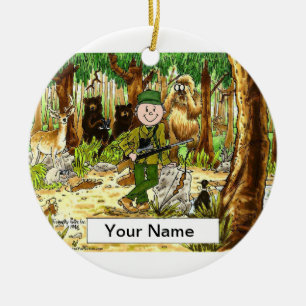 Ornamento De Cerâmica Hunter - Masculino