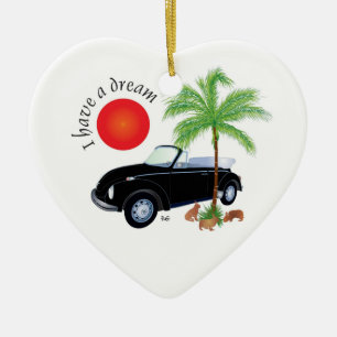 Ornamento De Cerâmica I have a dream Ornament