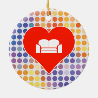 Ornamento De Cerâmica Ícone do sofá