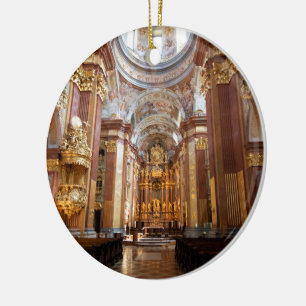 Ornamento De Cerâmica Igreja de Abbey Melk, Baixa Áustria