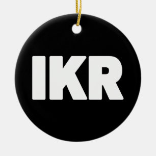 Ornamento De Cerâmica IKR Gíria de texto