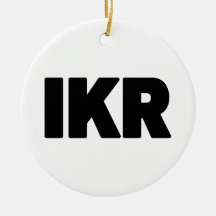 Ornamento De Cerâmica IKR Gíria de texto