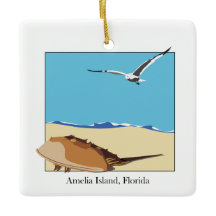 Ilha Amelia, FL, Ferradura do Caranguejo, Praia Gu