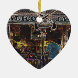 Ornamento De Cerâmica Ilha de Grand Cayman de Calico Jack