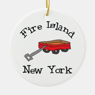 Ornamento De Cerâmica Ilha Fire